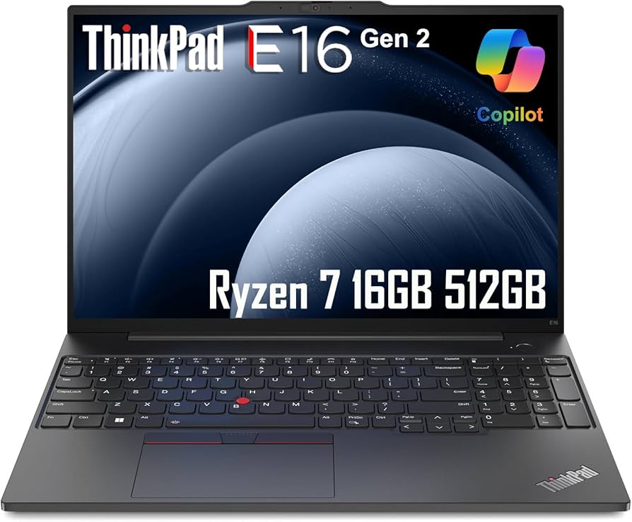 【Lenovo】21M5CTO1WWJP5 ThinkPad E16 Gen2 Lenovo ThinkPad E16 Gen 2 (16″ Intel)| Modern, durable
